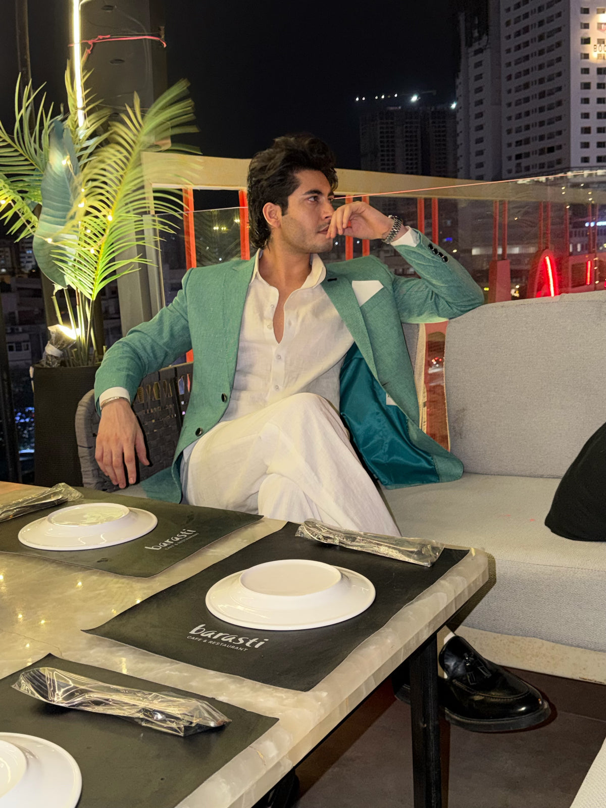 Seafoam Grean Blazer