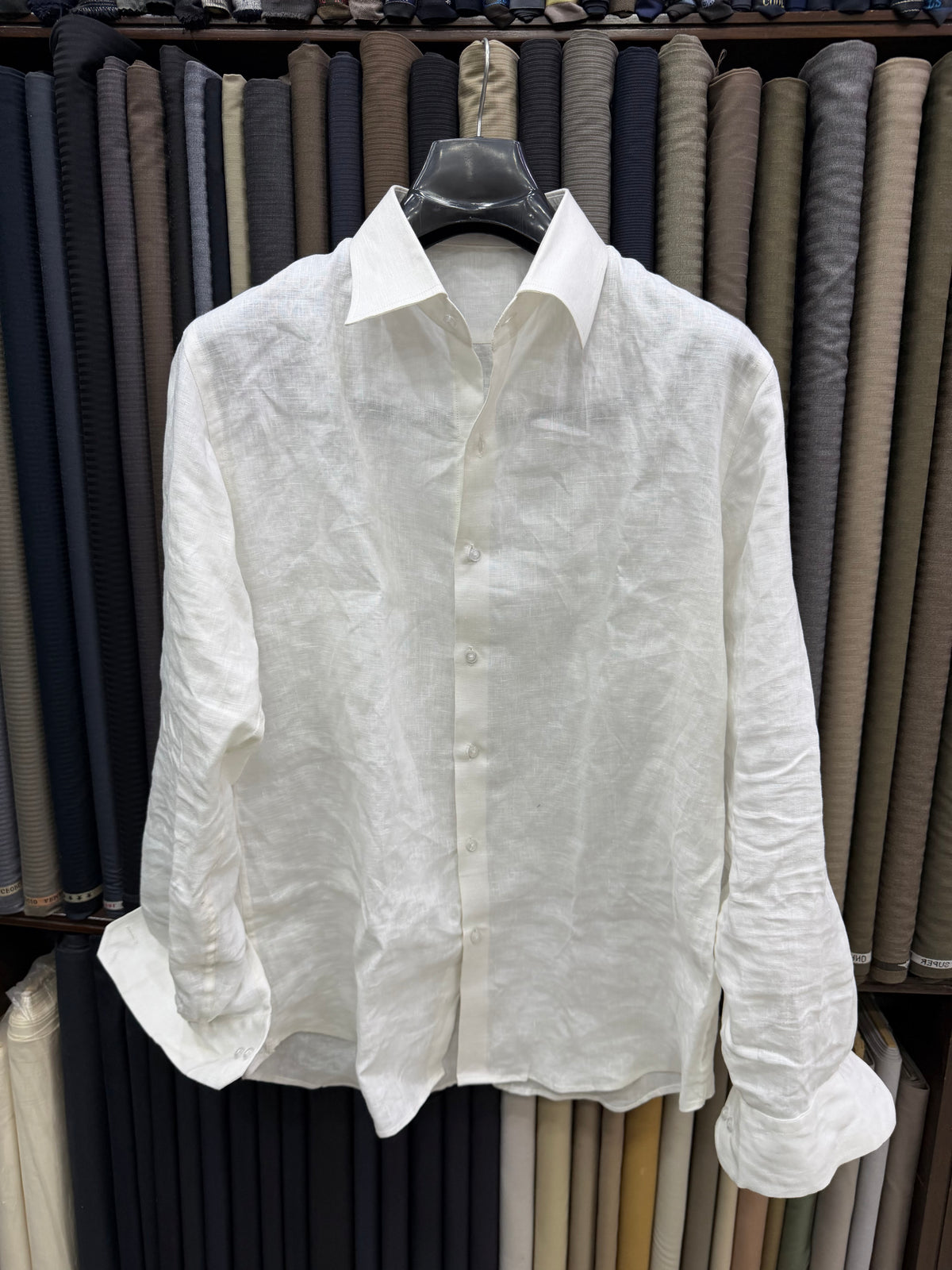 Off-White — Unisex Linen Shirt