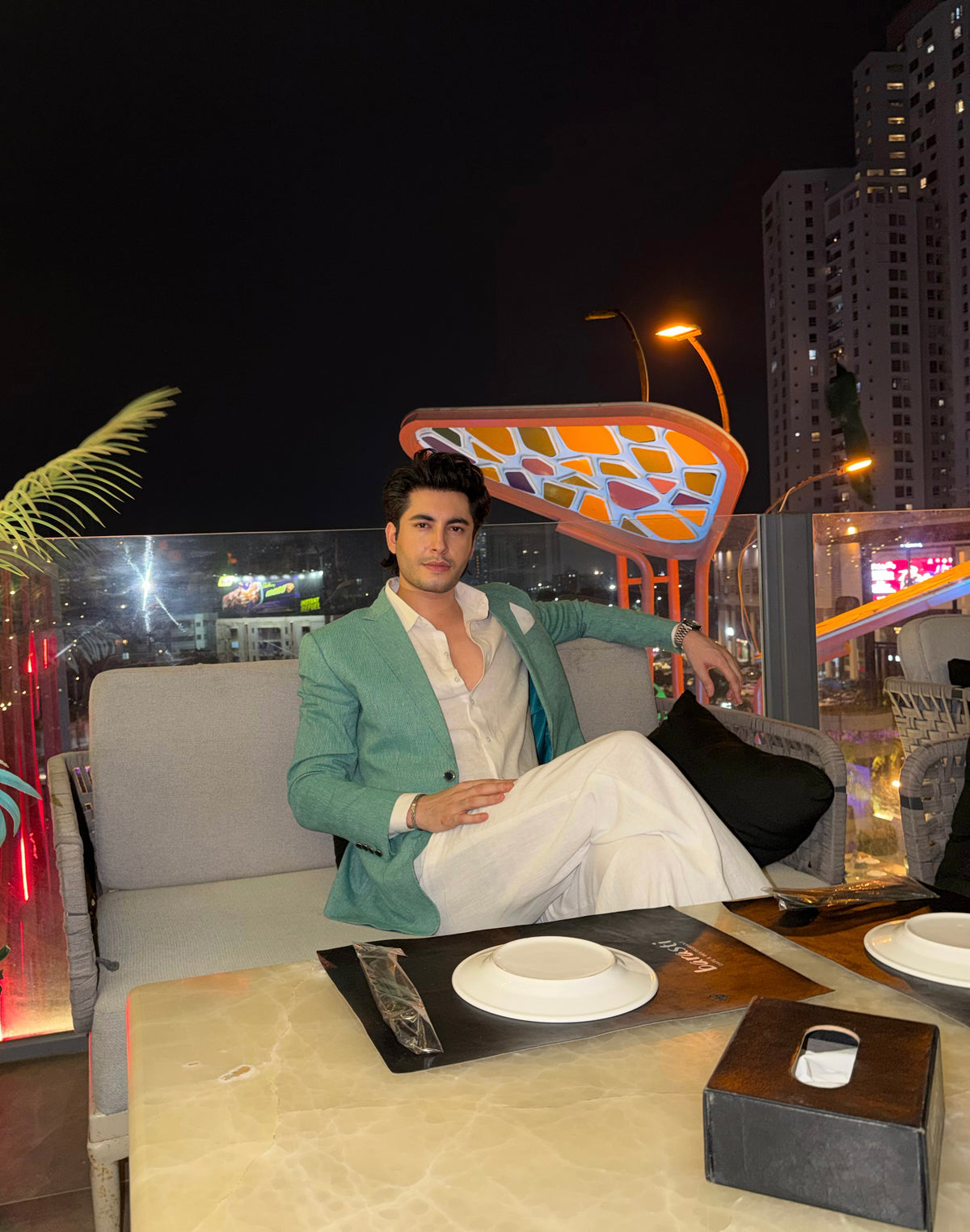 Seafoam Grean Blazer