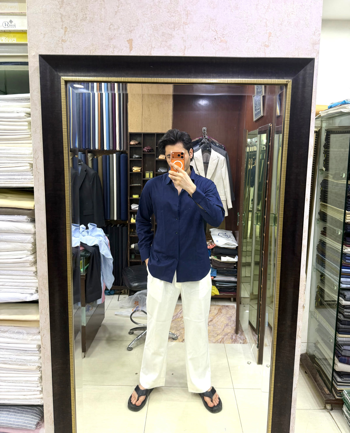 Royal Blue — Unisex Linen Shirt